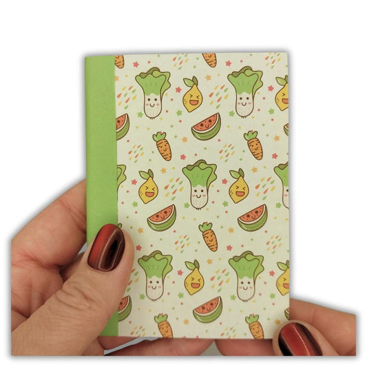 Mini Food Journal: Handmade Pocket Notebook, Stationery