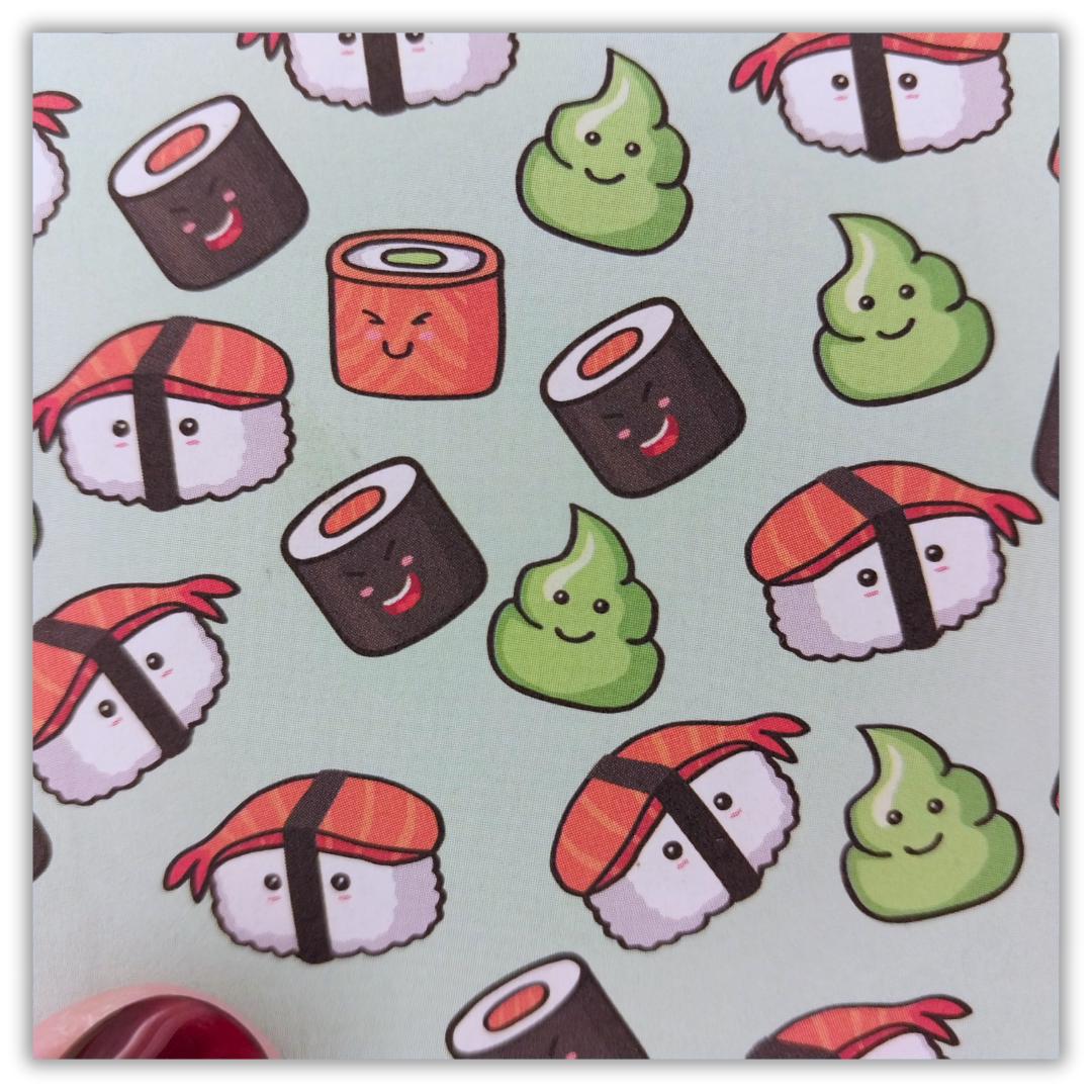 Kawaii Sushi Mini Notebook | Handmade Pocket Journal