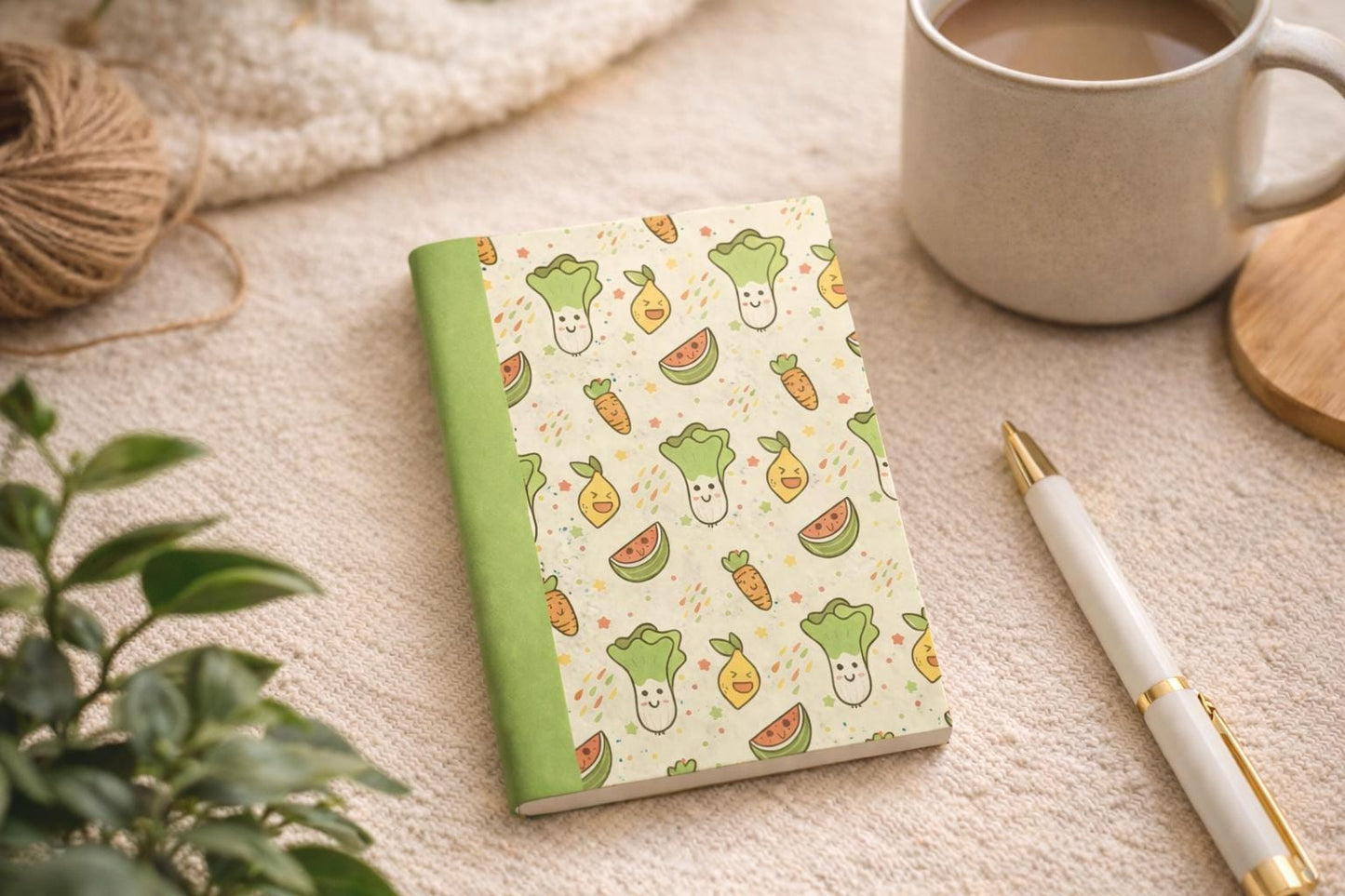 Mini Food Journal: Handmade Pocket Notebook, Stationery
