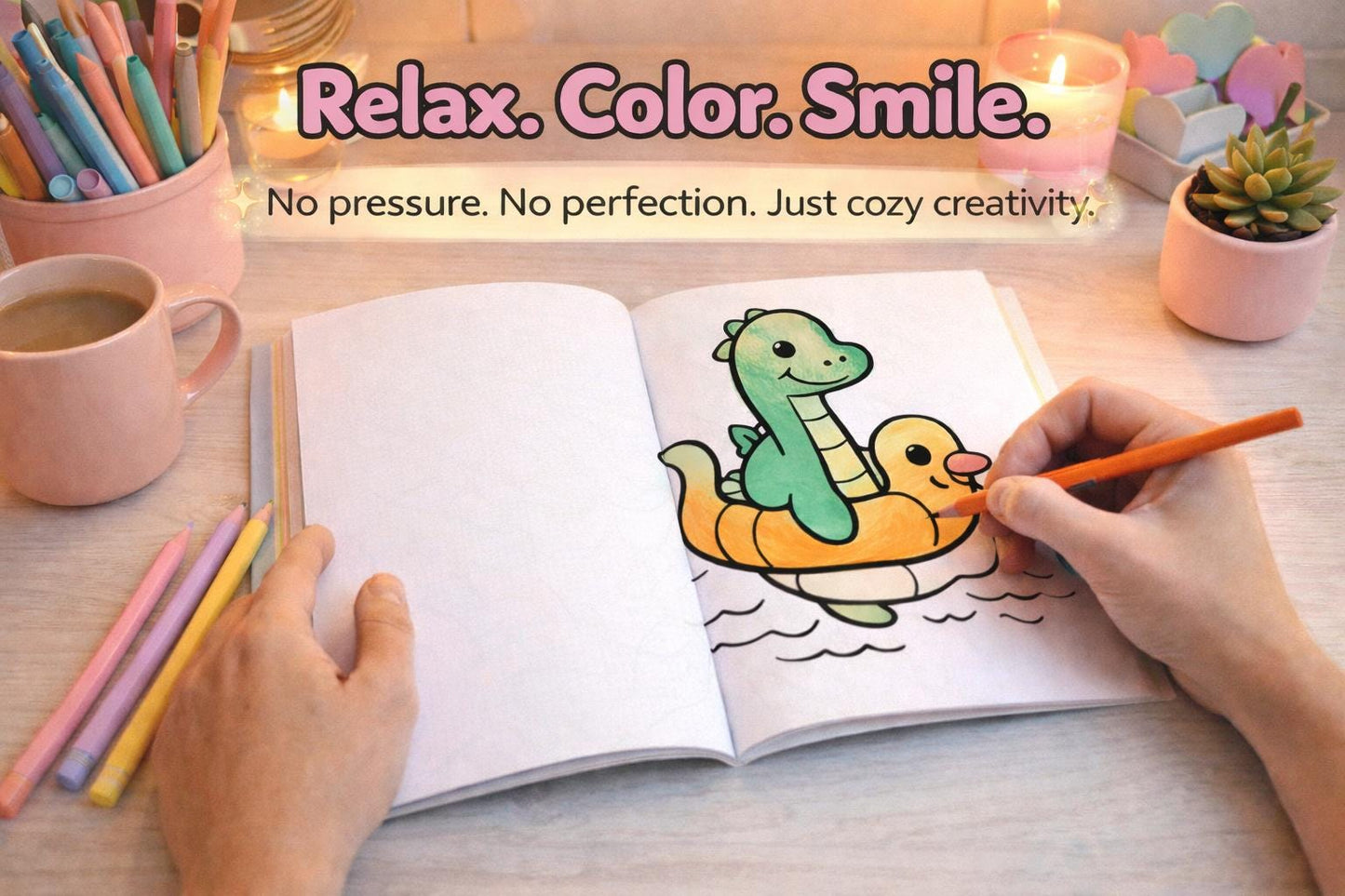Cryptid Cuties Coloring Book: Bold & Easy Cryptid Designs for Kids and Adults