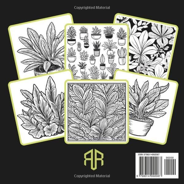Botanical Bliss Coloring Book: Nature & Flower Designs for Relaxation and Mindful Coloring