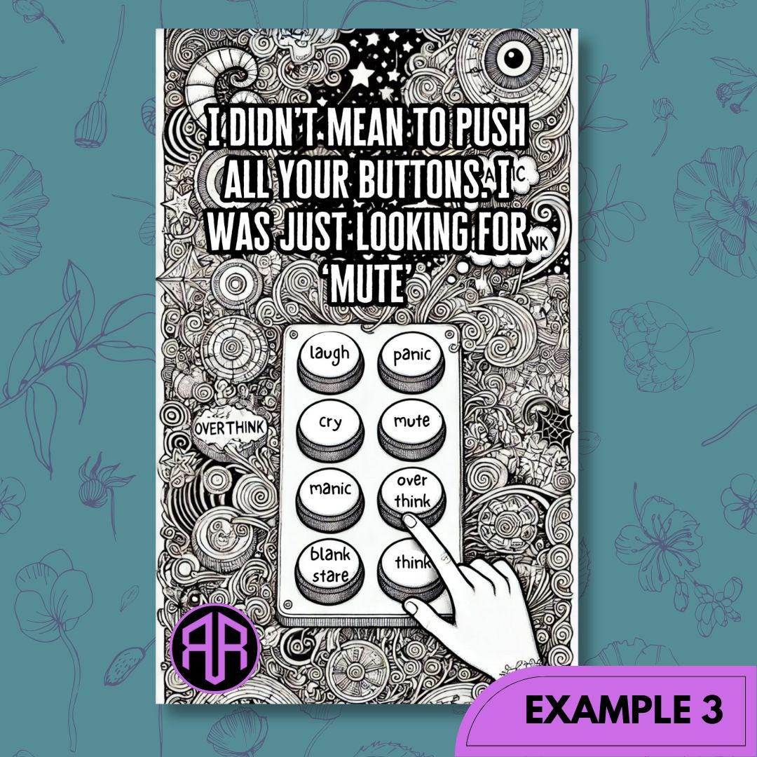 Shades of Sass Coloring Book: Dark Humor & Sarcastic Designs for Adults