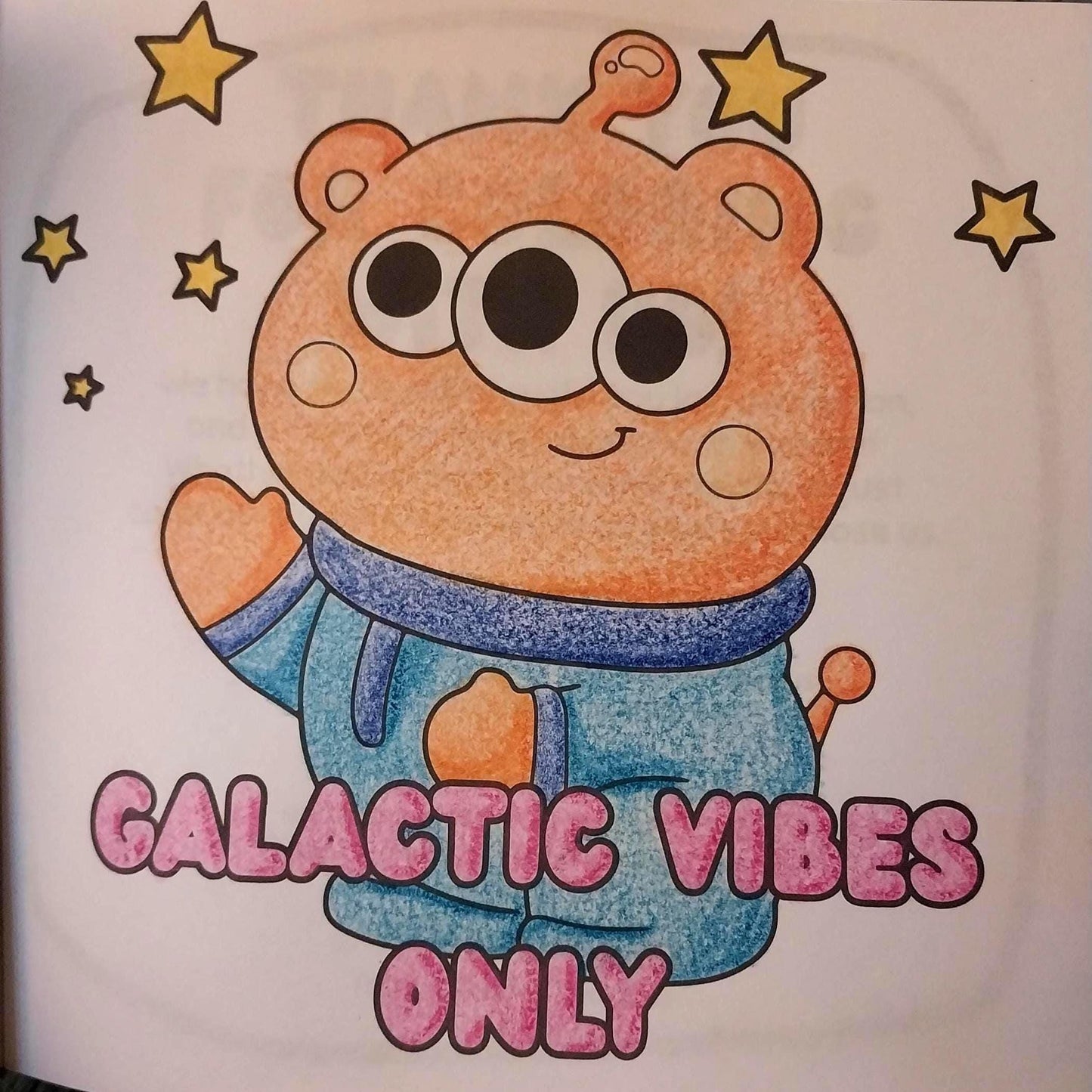 Galaxy Coloring Book: Bold Space Designs for Kids & Adults