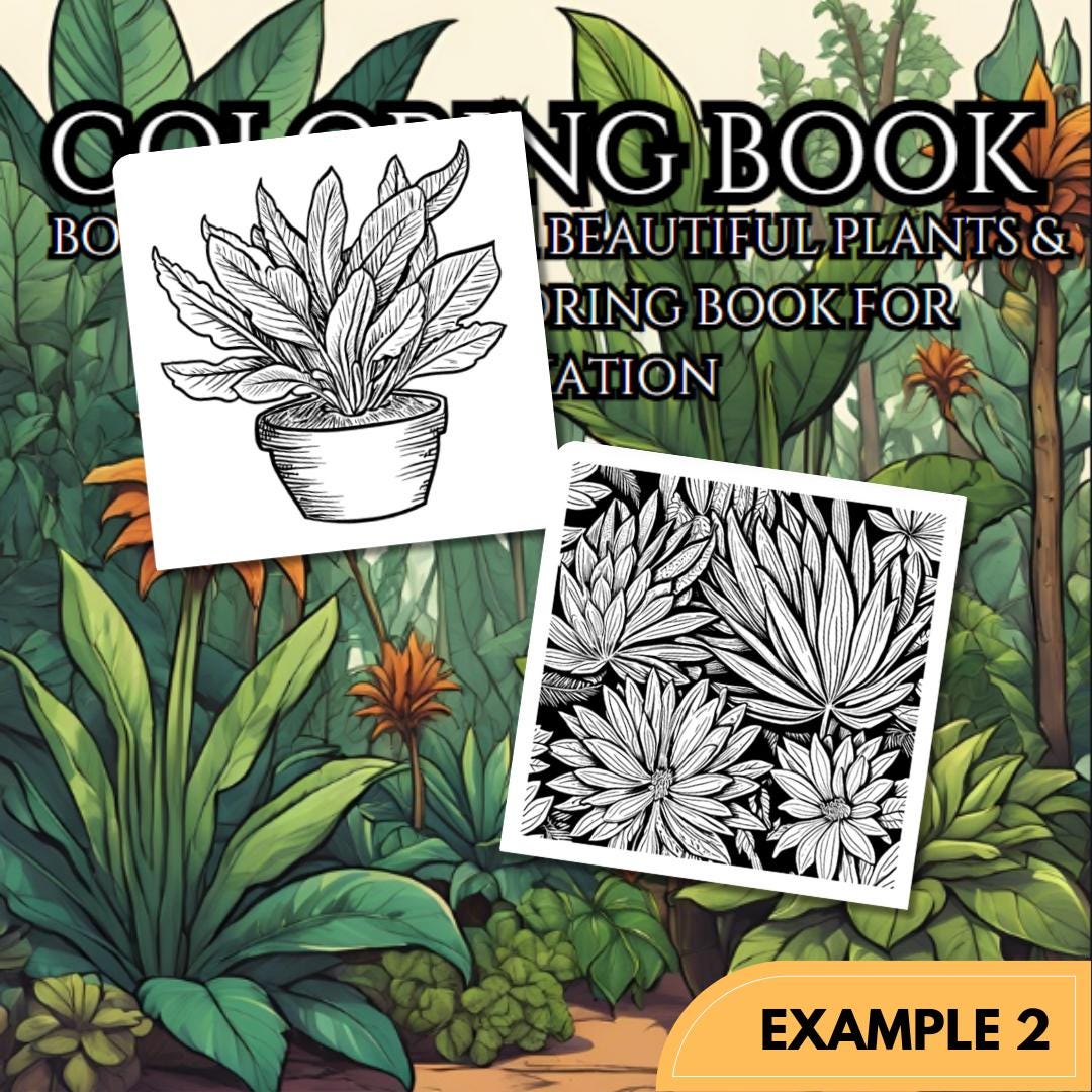 Botanical Bliss Coloring Book: Nature & Flower Designs for Relaxation and Mindful Coloring