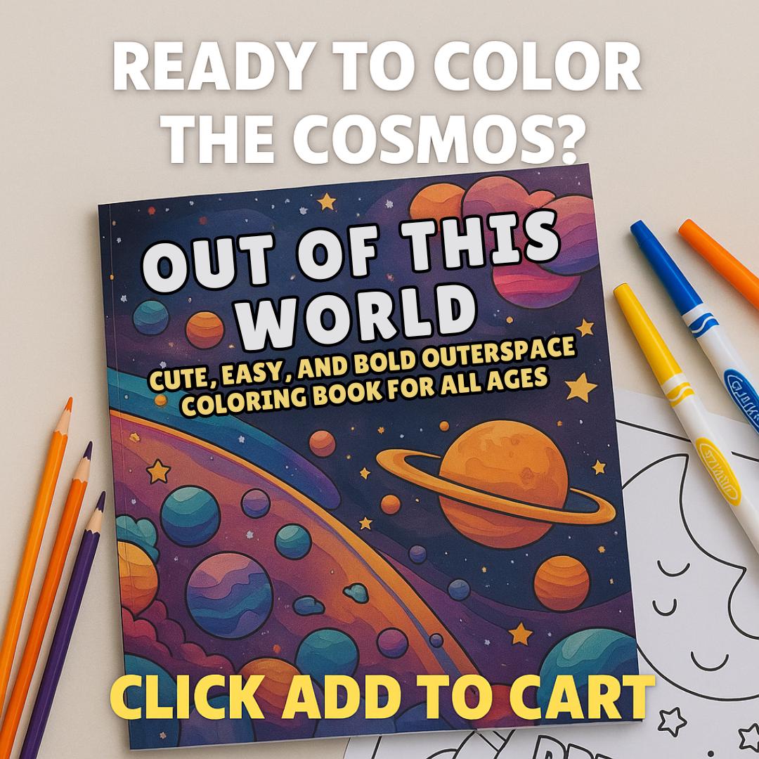 Galaxy Coloring Book: Bold Space Designs for Kids & Adults