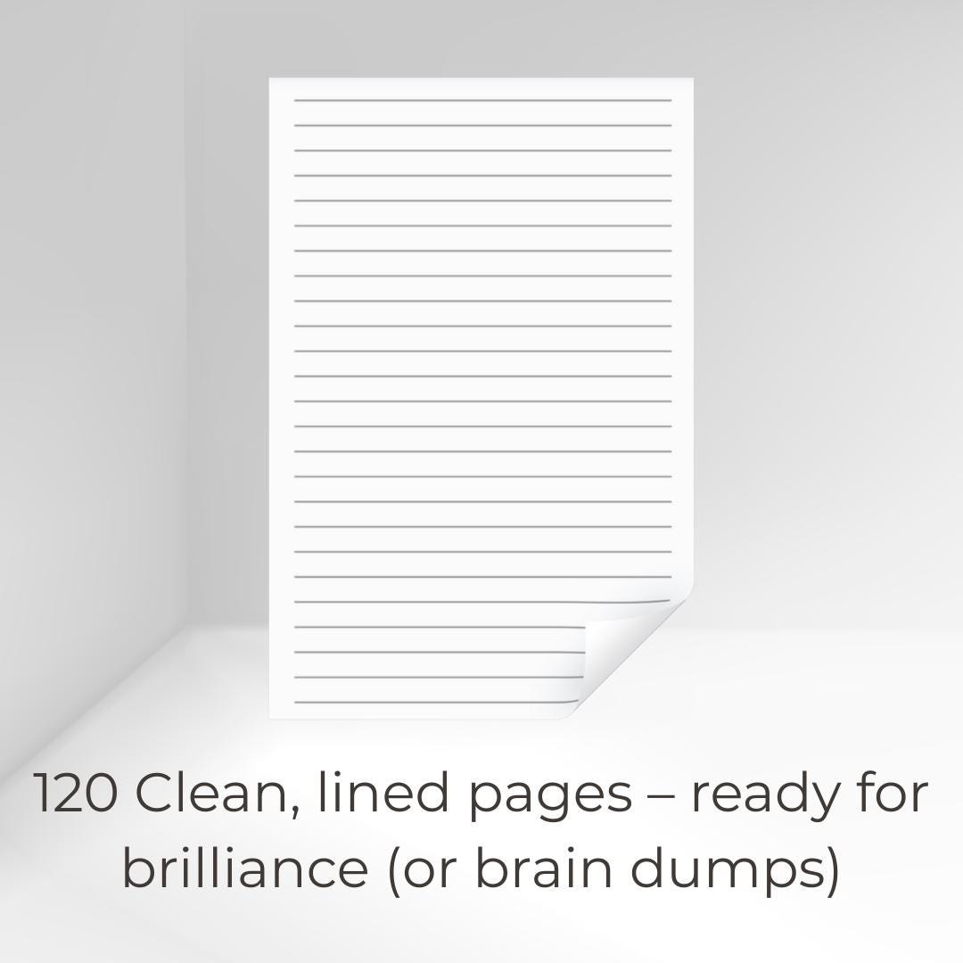 Funny Brain Notebook: Sarcastic Journal for Forgetful People