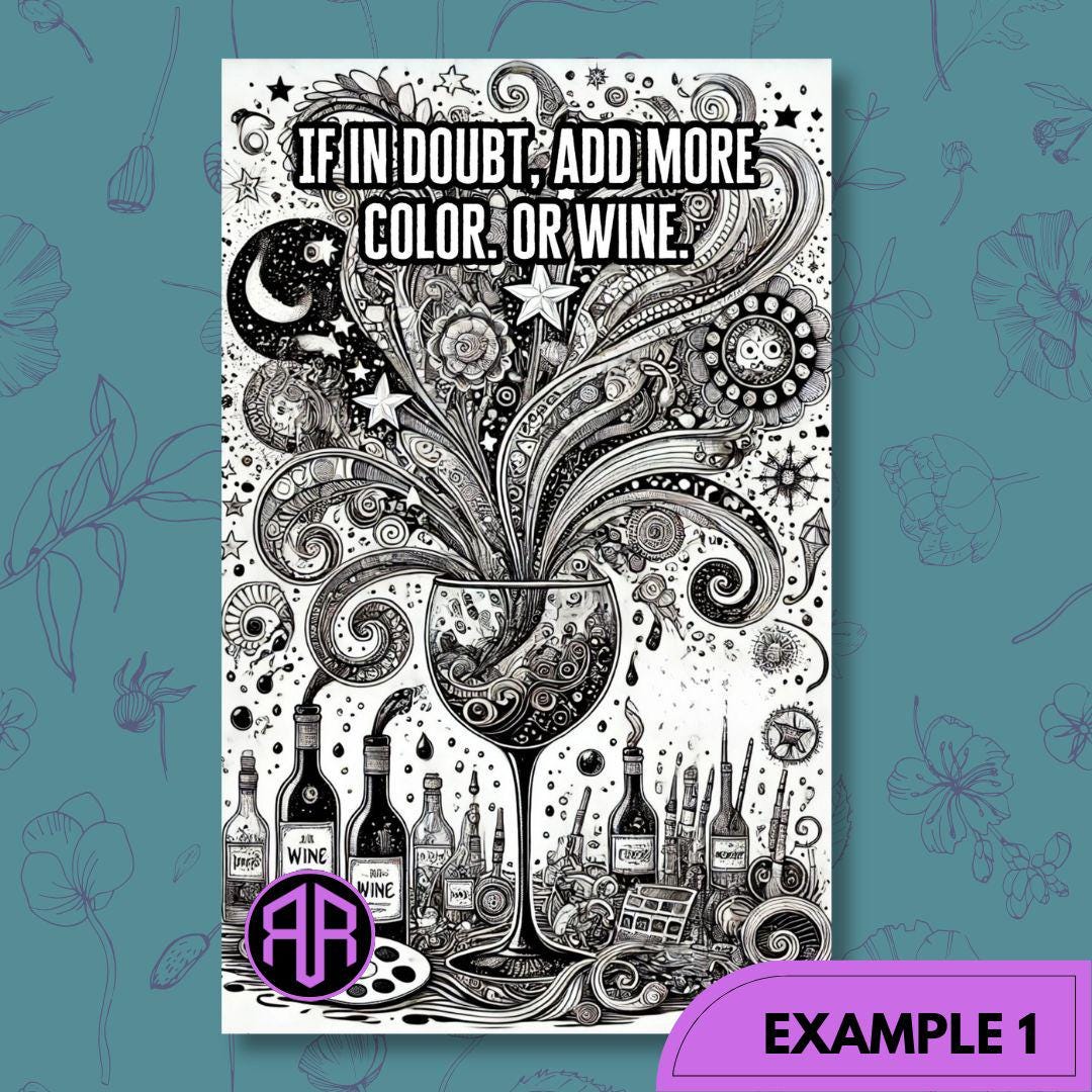 Shades of Sass Coloring Book: Dark Humor & Sarcastic Designs for Adults