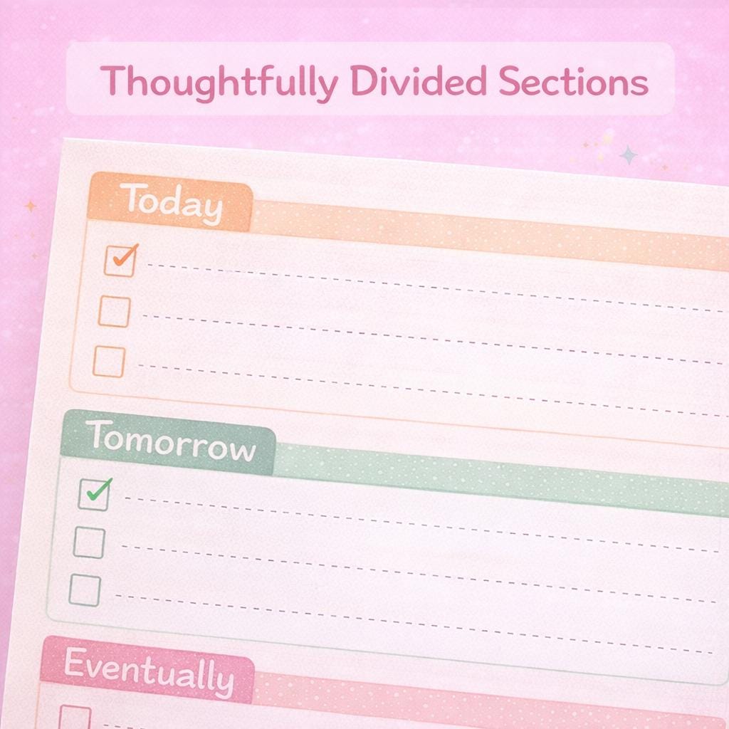 Everything I Need to Do (But Won’t) Notepad | Funny To-Do List Pad